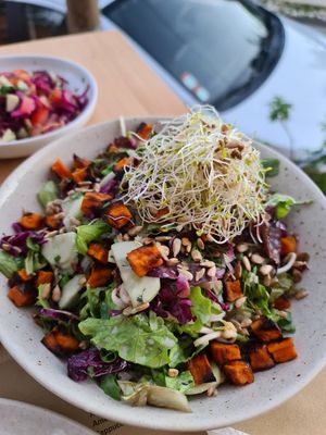 Amazing shaman salad at A Tribo in Barao De Sao Joao