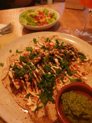 Mushroom Dish with Pesto at A Tribo in Barao De Sao Joao