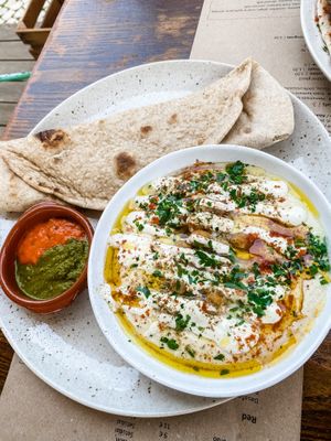 Hummus  at A Tribo in Barao De Sao Joao