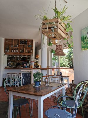 Inside sitting area at A Tribo in Barao De Sao Joao