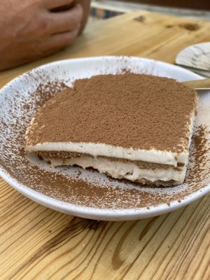 Vegan Tiramisu  at A Tribo in Barao De Sao Joao