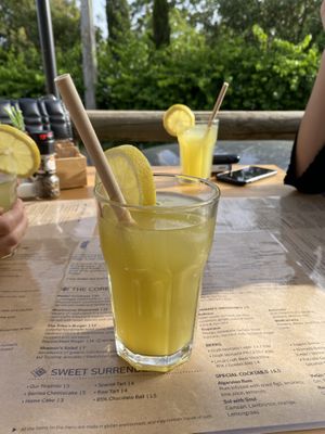 Homemade lemonade at A Tribo in Barao De Sao Joao