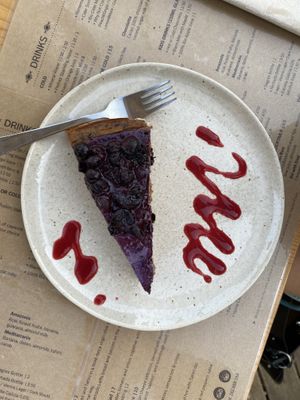 Vegan cheesecake  at A Tribo in Barao De Sao Joao