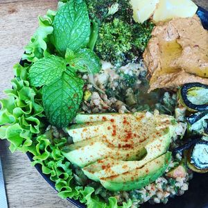 Daily special tabouleh  at A Tribo in Barao De Sao Joao