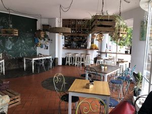 Earthy interior  at A Tribo in Barao De Sao Joao