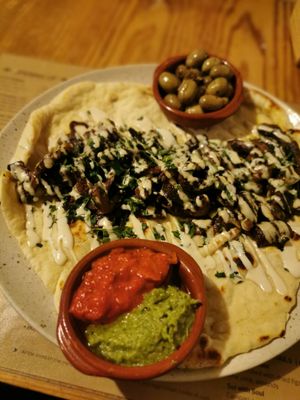 Mushroom Shawarma at A Tribo in Barao De Sao Joao