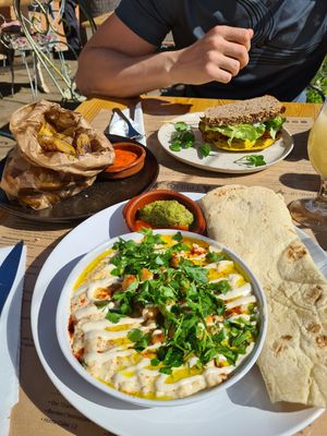 Our food at A Tribo in Barao De Sao Joao