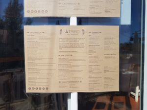 Menu at A Tribo in Barao De Sao Joao