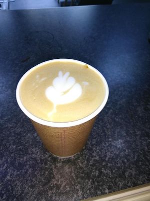 Ethically Sourced, Locally Roasted Coffee served Espresso, Cappuccino, Latte, Mocha, Americano, Flat White, Filter from Crown & Canvass with a range of non-dairy milks at Bella's Coffee House in Hednesford