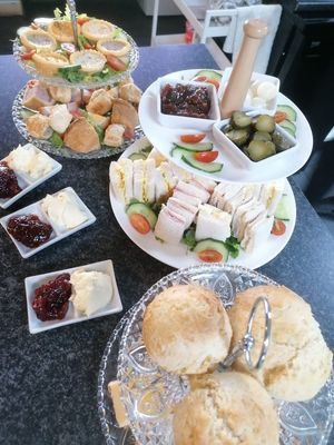 Afternoon Tea can be presented as vegan, veggie or gluten free at Bella's Coffee House in Hednesford