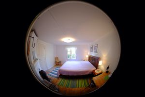 Double room. In this room there is also a fireplace. at Skärva Gård in Karlskrona