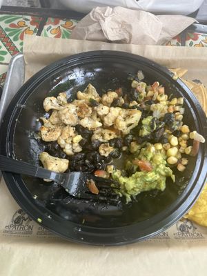 Burrito Bowl  at El Patron in Palm Springs