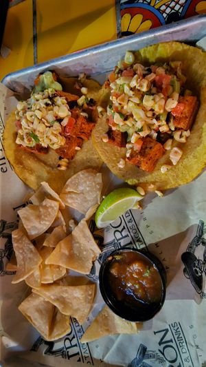 Tofu tacos at El Patron in Palm Springs