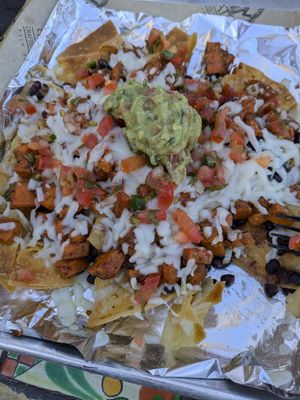Vegan nachos at El Patron in Palm Springs