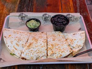 Vegan quesadilla at El Patron in Palm Springs