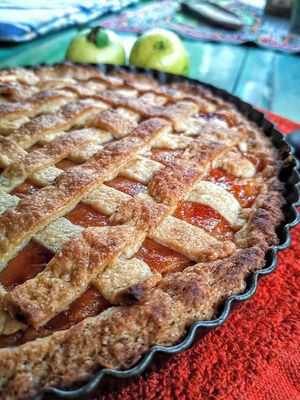 Pastafrola con fruta de estación at El Ceibo Natural in Puerto Viejo De Talamanca