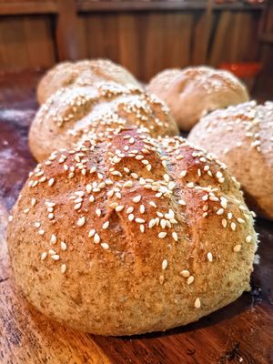Pan Integral de Hamburguesa at El Ceibo Natural in Puerto Viejo De Talamanca
