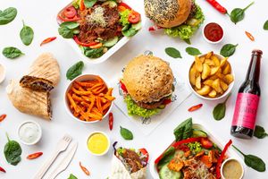 vegan feast Krowarzywa at Krowarzywa - Wolnica in Krakow