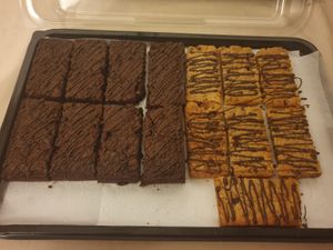 Brownies and blondies at Plant N Vibe – Street Food by Plant N Plate in Birmingham