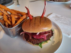 Special Halloween burger 😈 at Plant N Vibe – Street Food by Plant N Plate in Birmingham