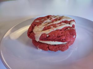 Red velvet cookie sandwich 😋 at Plant N Vibe – Street Food by Plant N Plate in Birmingham