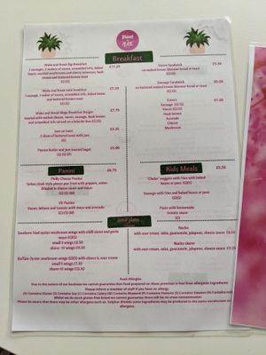 Menu at Plant N Vibe – Street Food by Plant N Plate in Birmingham