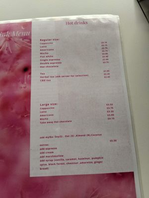 Drinks Menu 2 at Plant N Vibe – Street Food by Plant N Plate in Birmingham