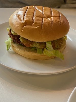 Buffalo Seitan Burger   at Plant N Vibe – Street Food by Plant N Plate in Birmingham