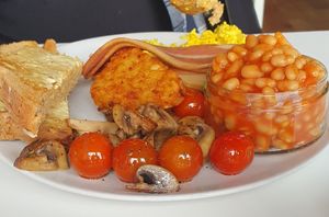 Big breakfast at Plant N Vibe – Street Food by Plant N Plate in Birmingham