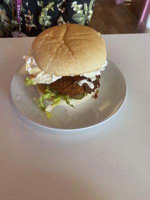 “Chicken” Style Ranch Burger   at Plant N Vibe – Street Food by Plant N Plate in Birmingham