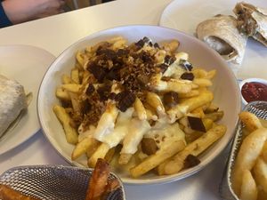 Loaded fries!!   at Plant N Vibe – Street Food by Plant N Plate in Birmingham