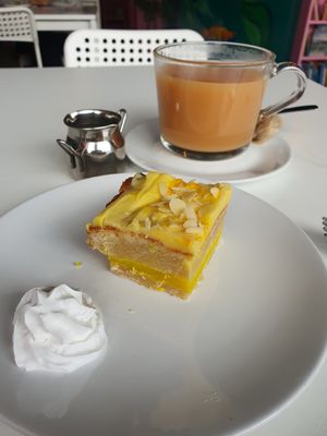 Lemon bakewell 🤤💛 at Plant N Vibe – Street Food by Plant N Plate in Birmingham