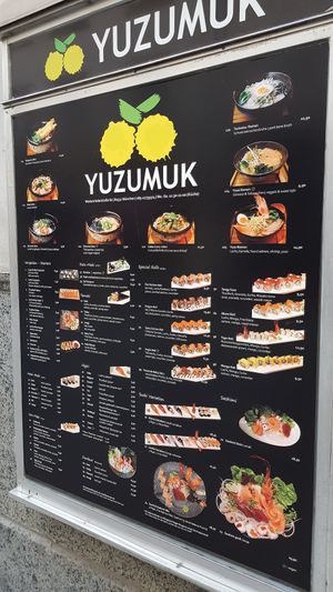 Menu 3 at Yuzumuk in Munich