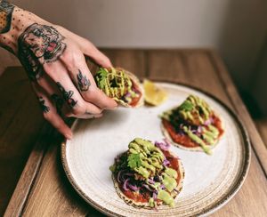 King Trumpet Calamari Tacos at Le Mariachi in Montreal