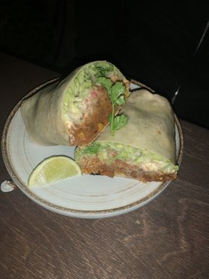 Drunk burrito  at Le Mariachi in Montreal