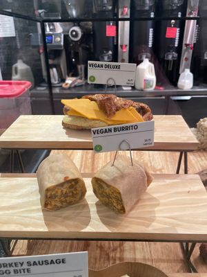 Yea breakfast vegan options!  at Gregory's Coffee - 1900 L in Washington