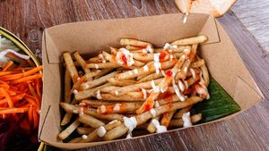 hot chips at Swich Sandwiches in Tibubeneng