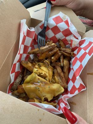 Disco Fries. at Boardwalk Vegan in Havertown