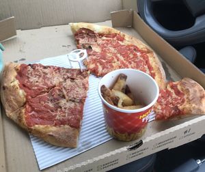 Classic pizza  at Boardwalk Vegan in Havertown