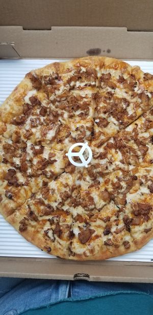 Dantes pizza at Boardwalk Vegan in Havertown