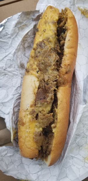 The Twister Cheesesteak at Boardwalk Vegan in Havertown