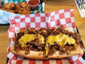 The Twister! So incredibly delicious! at Boardwalk Vegan in Havertown