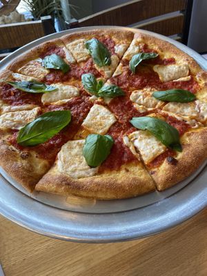 Margarita pizza 😋  at Boardwalk Vegan in Havertown