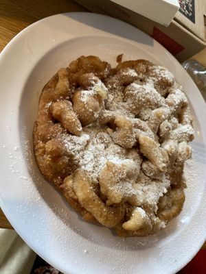 Funnel cake   at Boardwalk Vegan in Havertown