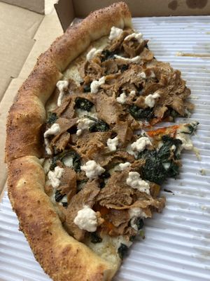 Starship Jumbo Jet Pizza - Outstanding!!!!  at Boardwalk Vegan in Havertown