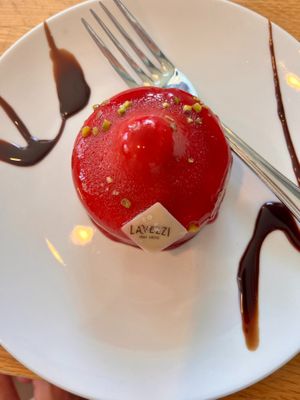 Pistacio e Lampone at Boardwalk Vegan in Havertown