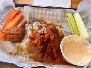 Sweet and Spicy Wings at Boardwalk Vegan in Havertown