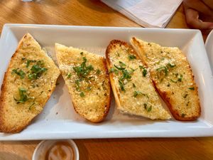 Garlic Bread at Boardwalk Vegan in Havertown