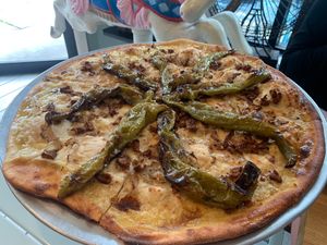 Octopus Pizza at Boardwalk Vegan in Havertown