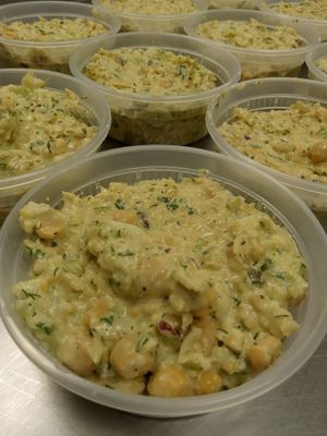 Toona chickpea salad  at Raul's Cocina in Phoenix